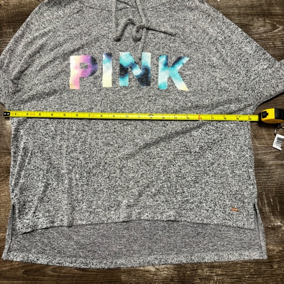 PINK By Victorias Secret Grey Hoodie Size Small - Picture 4 of 7